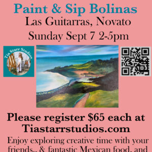 Bolinas Paint party Sun Sept 7 2-5 Las Guitarras