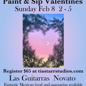 Valentines paint & Sip Sun, feb 8 2-5